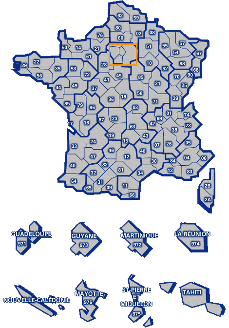 Carte de France