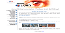 Accès au site internet du CDAD Accès au site internet du CDAD